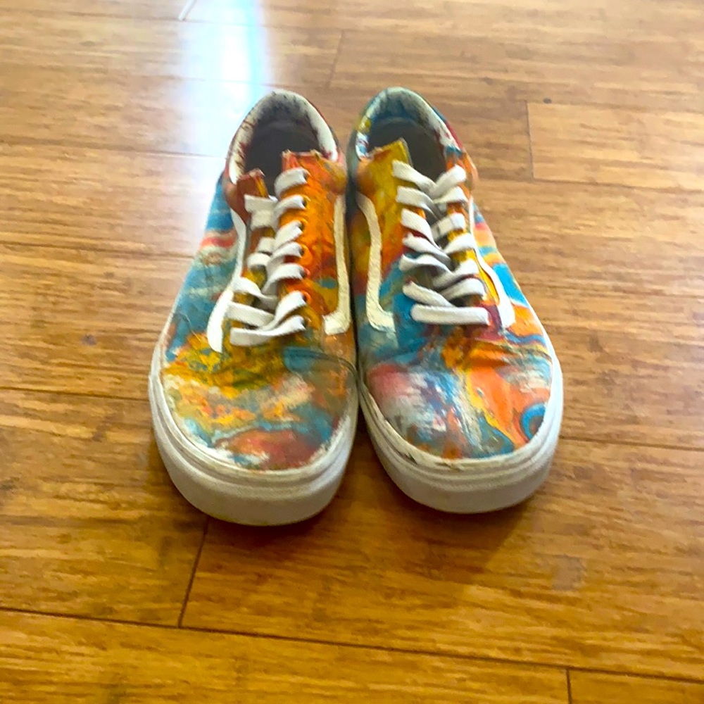 Multicolored vans